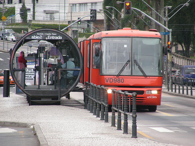 BRT Station Curitiba Brazil