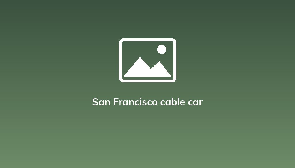 San Francisco cable car